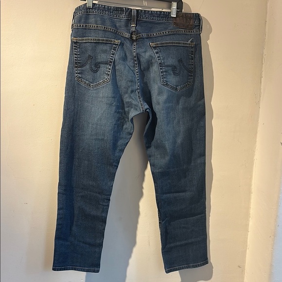 Ag Adriano Goldschmied Blue Jeans with Vintage Wash - Picture 4 of 5